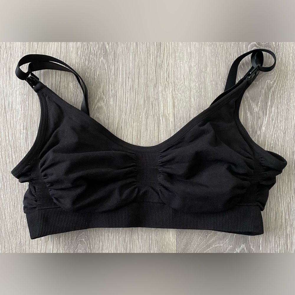 Skims Maternity Nursing Sculpting Bra Onyx  Size  S/M